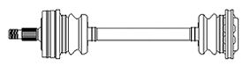 CIFAM 655-215 / Albero motore/Semiasse