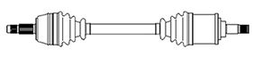 CIFAM 655-571 / Albero motore/Semiasse