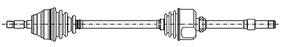 CIFAM 655-572 / Albero motore/Semiasse
