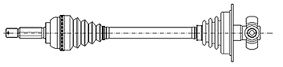 CIFAM 655-867 / Albero motore/Semiasse