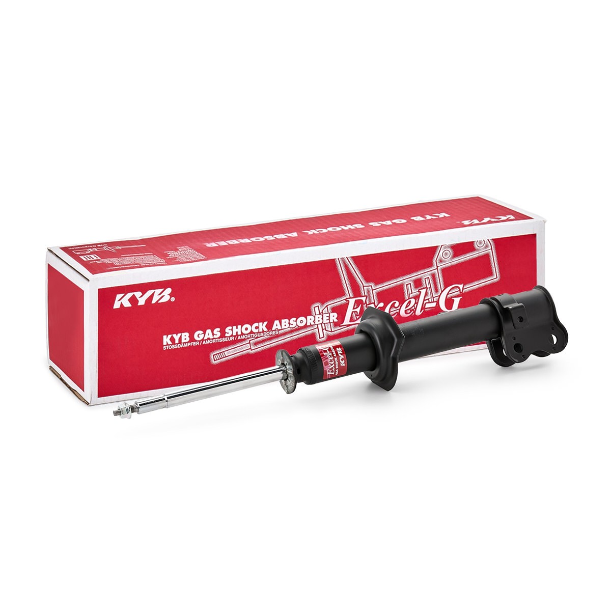 KYB Excel-G 332062 Ammortizzatore per NISSAN Micra II Hatchback (K11) Assale anteriore Sx, A pressione del gas, A doppio tubo, Ammortizzatore tipo McPherson, Spina superiore