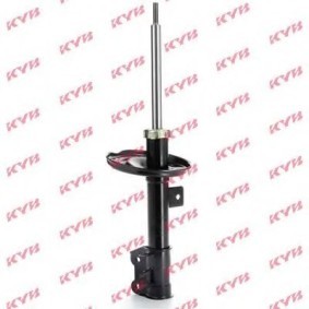 KYB Excel-G 333766 Ammortizzatore per FIAT 500 Assale anteriore Dx, A pressione del gas, A doppio tubo, Ammortizzatore tipo McPherson, Spina superiore