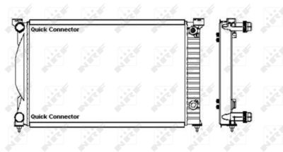 Radiator Audi A4 1.9D 01-
