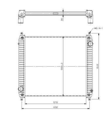 Radiator Iveco eurocargo 91-