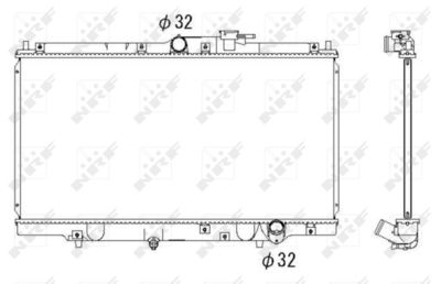 Radiator Honda prelude 2.0 97-