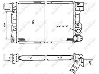 Radiator Fiat cinquecento 0.7 92-