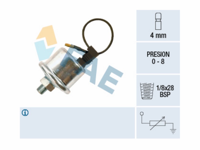 Oil pressure sender