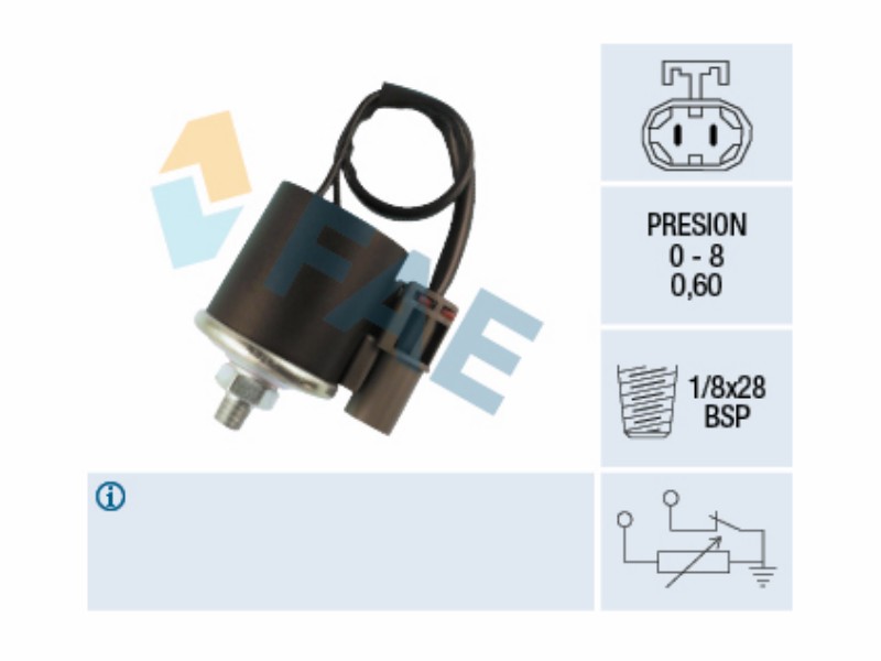 Oil pressure sender
