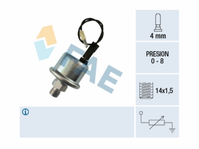 Oil pressure sender