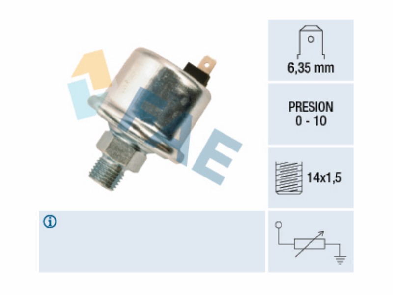 Oil pressure sender