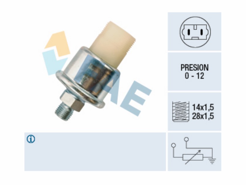 Oil pressure sender