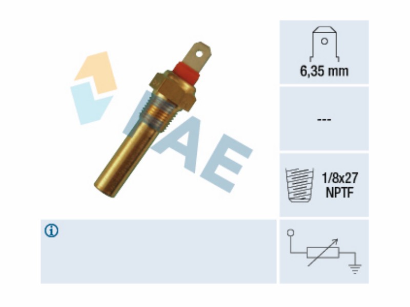 Water temperature transmitter