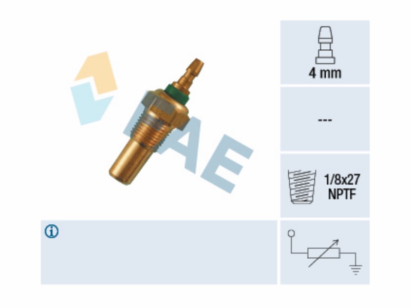 Water temperature transmitter