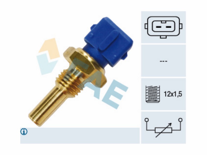 Engine management temperature sensor