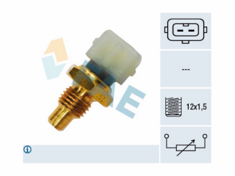 Engine management temperature sensor