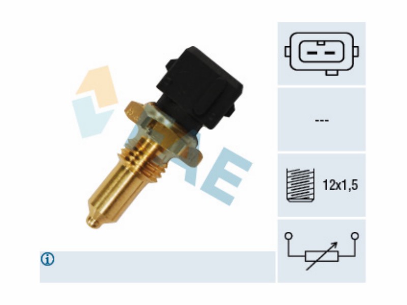 Engine management temperature sensor