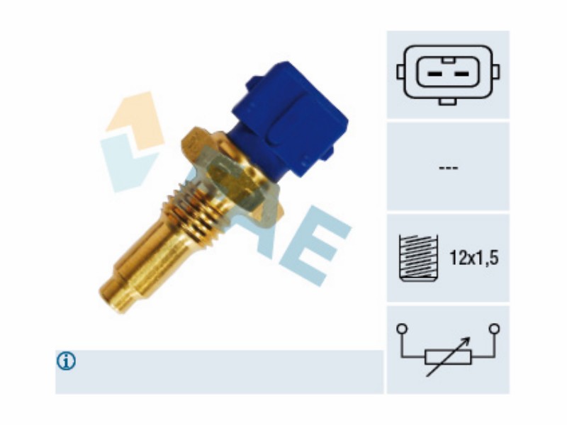 Engine management temperature sensor
