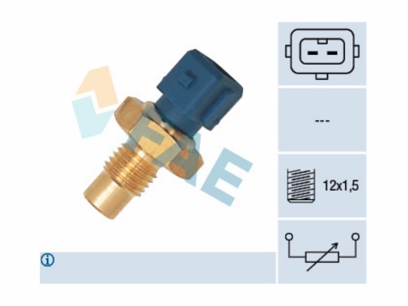 Engine management temperature sensor