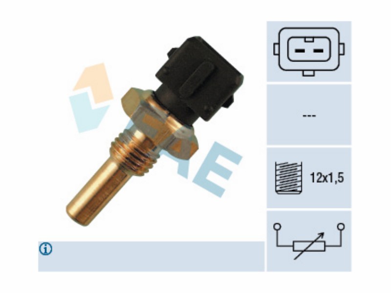 Engine management temperature sensor
