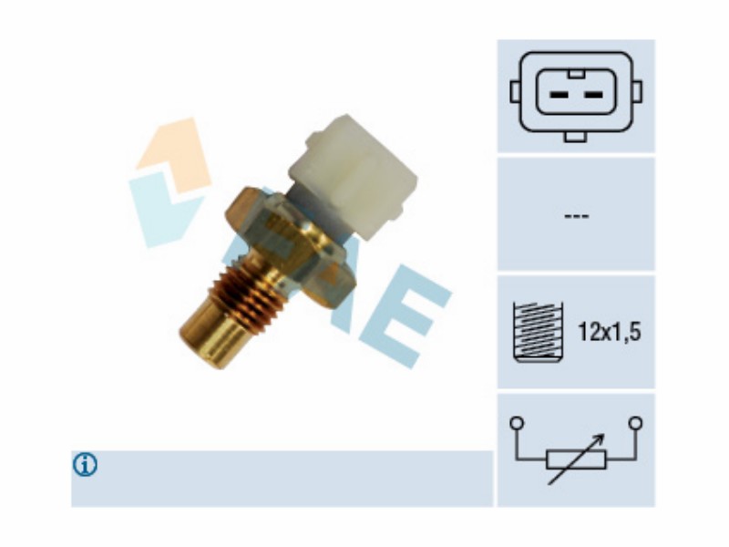 Engine management temperature sensor