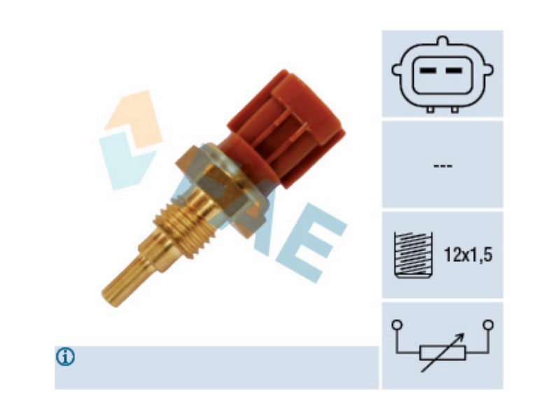 Engine management temperature sensor