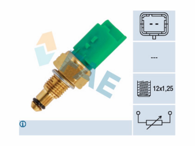 Engine management temperature sensor