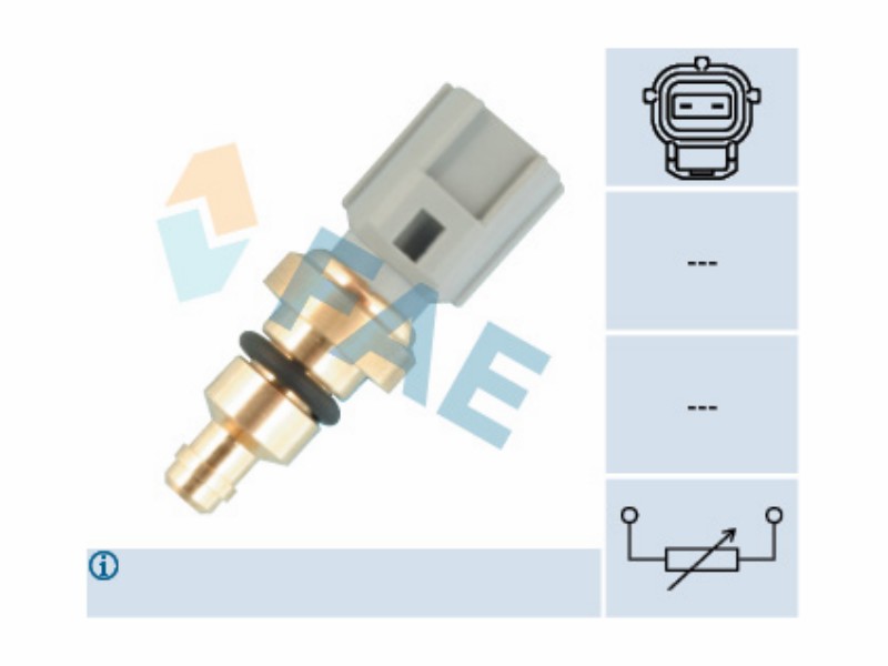 Engine management temperature sensor