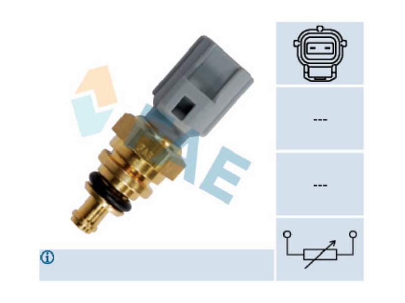 Engine management temperature sensor