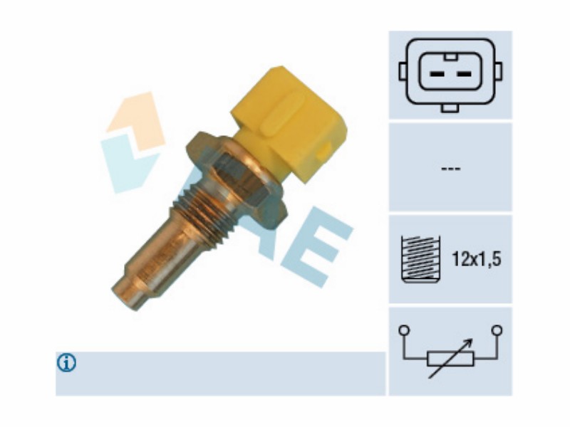 Engine management temperature sensor