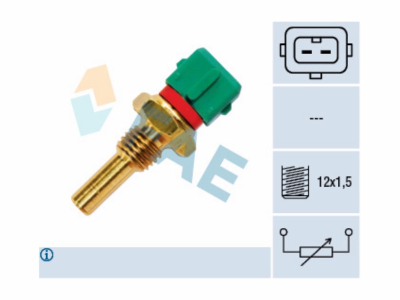 Engine management temperature sensor