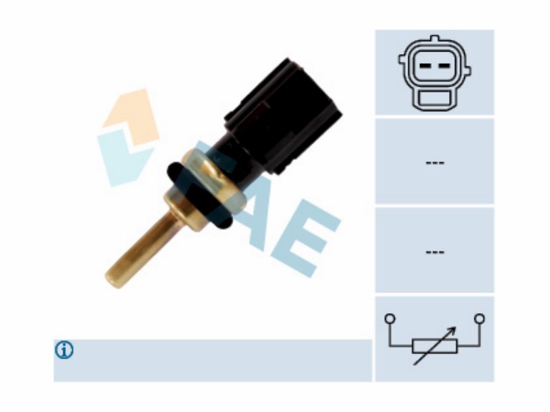Engine management temperature sensor