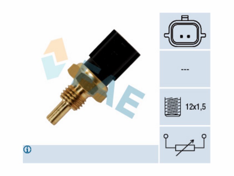 Engine management temperature sensor