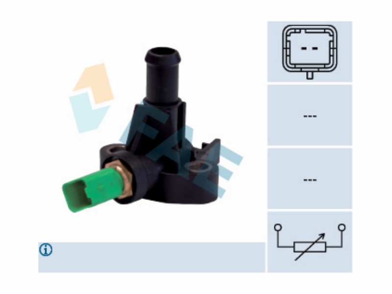Engine management temperature sensor
