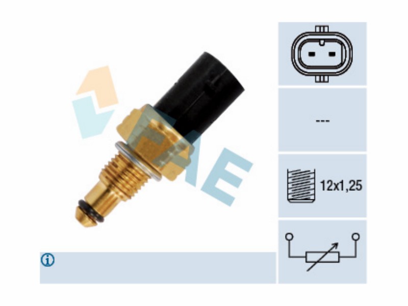 Engine management temperature sensor