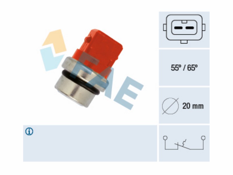 Water temperature warning switch