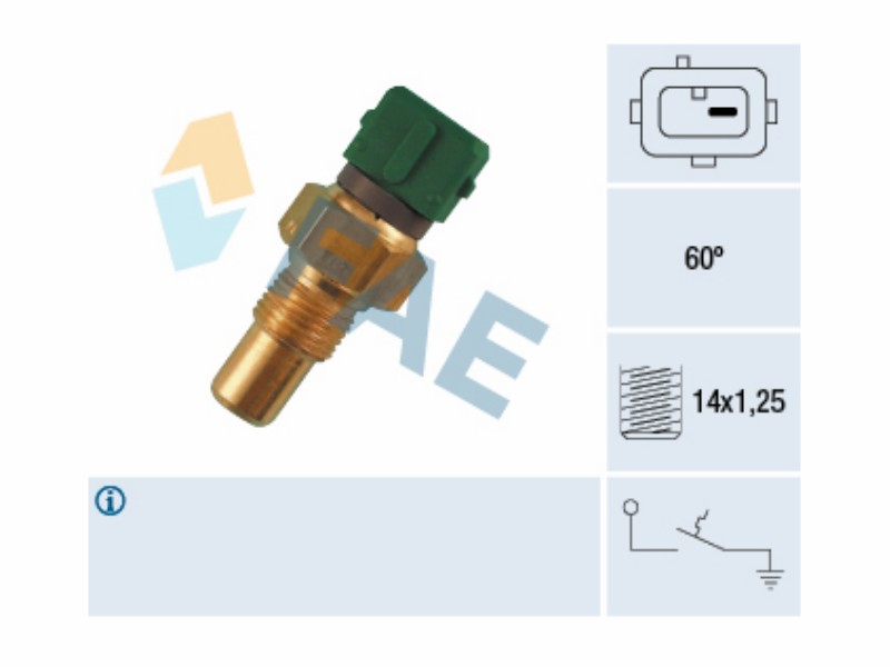 Water temperature warning switch