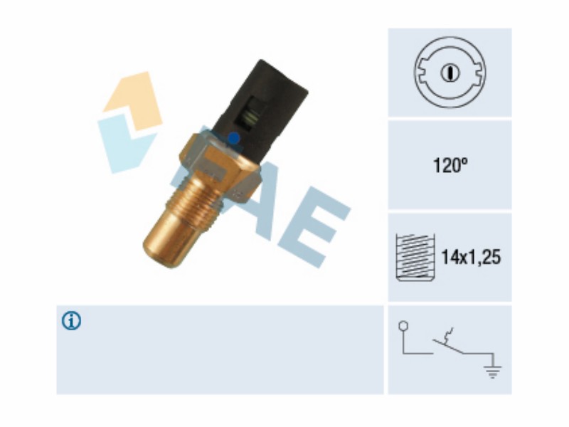 Water temperature warning switch