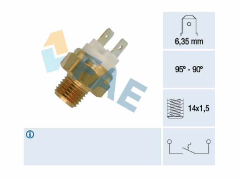 Fan thermal switch