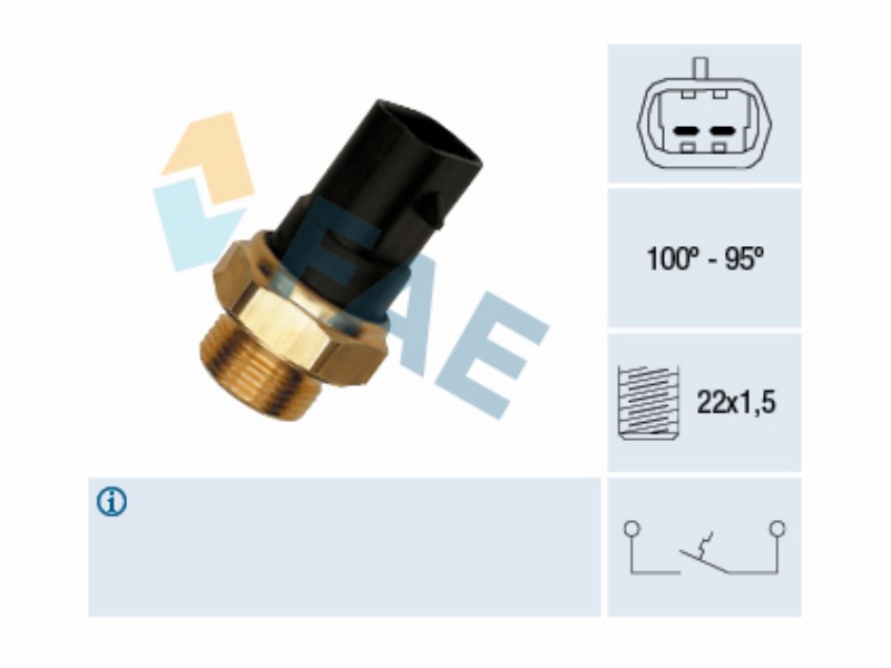 Fan thermal switch