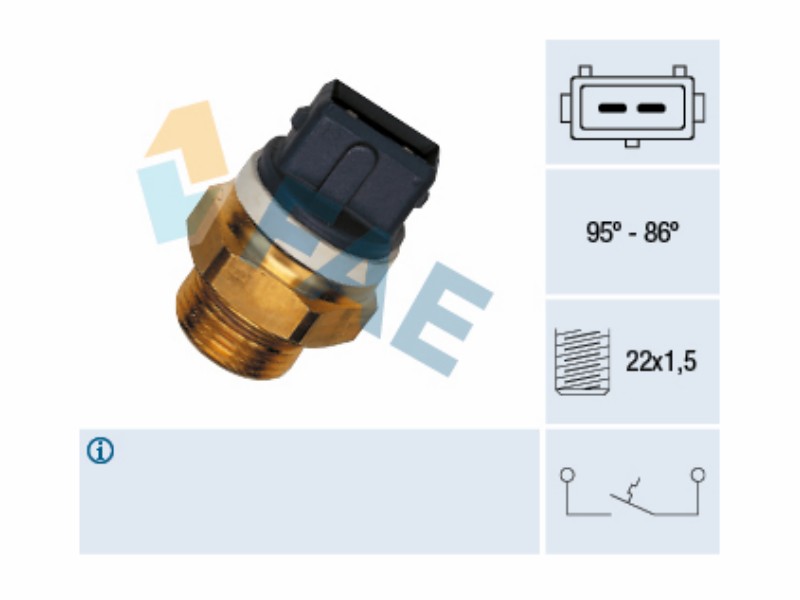 Fan thermal switch