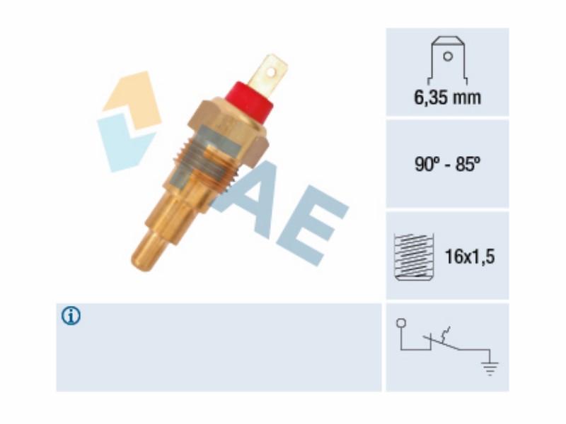 Fan thermal switch