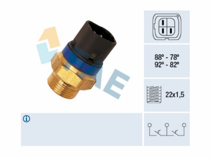 FAE 38110 / Termocontatto, Ventola radiatore