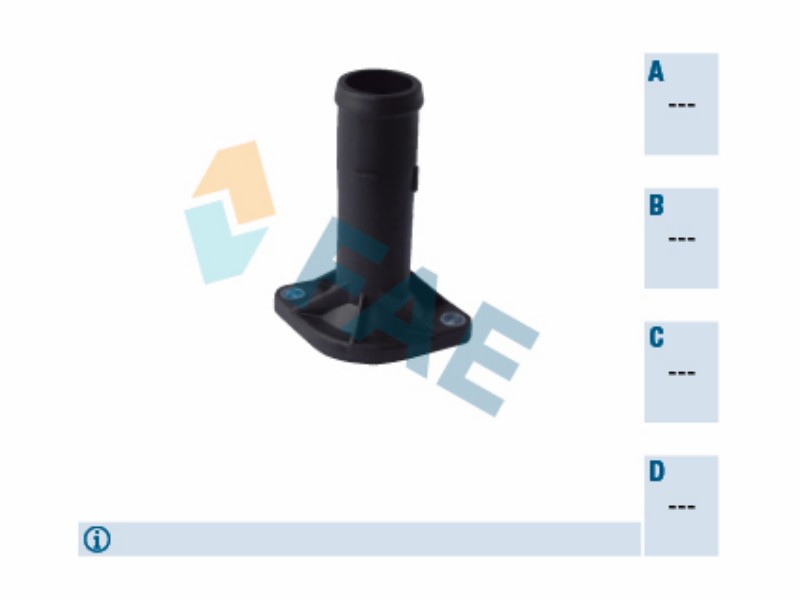 Coolant flange