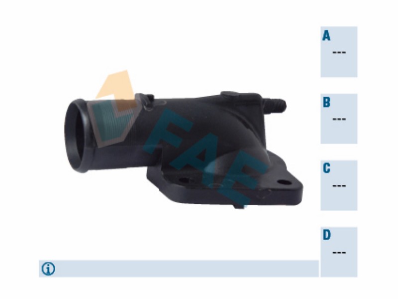 Coolant flange