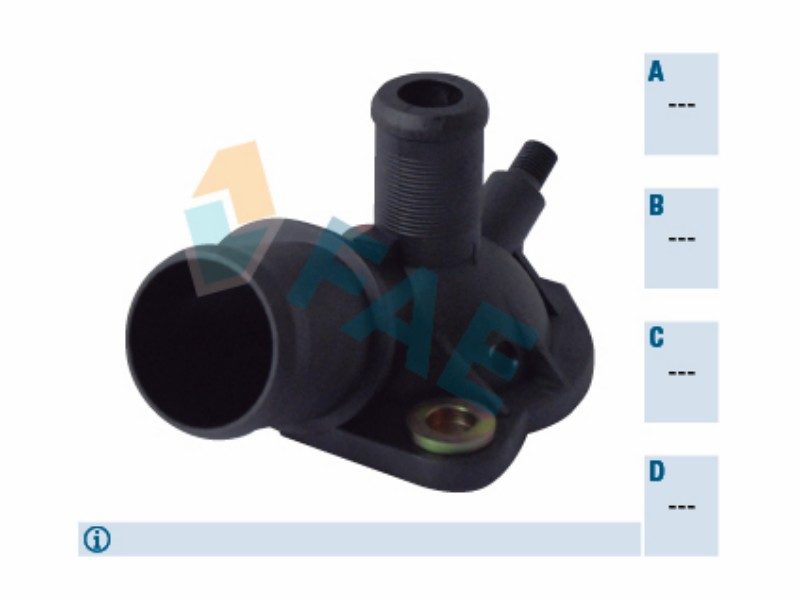 Coolant flange