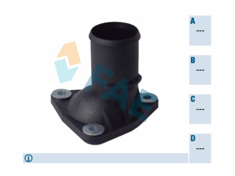 Coolant flange