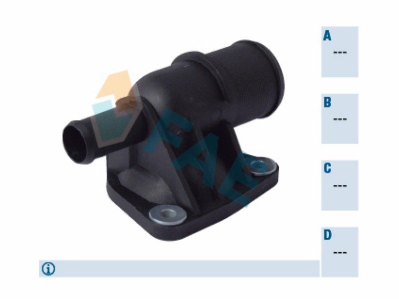 Coolant flange
