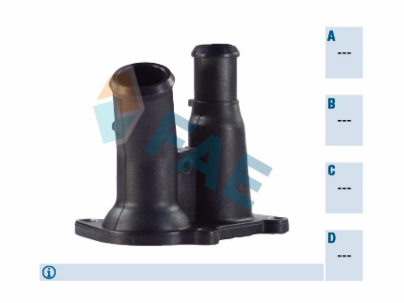 Coolant flange