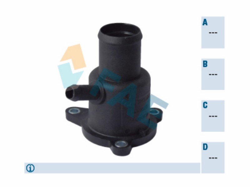 Coolant flange