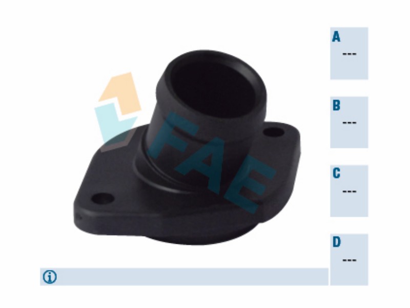 Coolant flange